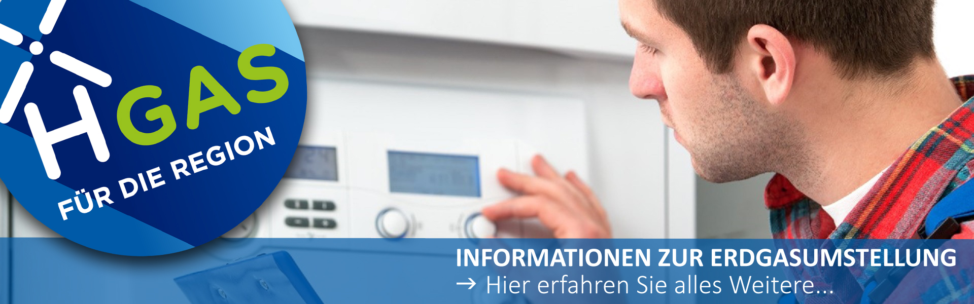 Informationen zur Erdgasumstellung